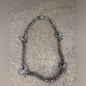 butterfly bling cuban links